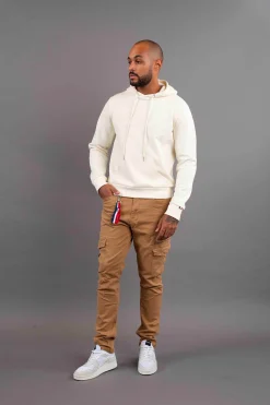 Sweatshirt blanc cassé MAGNETO FRENCH