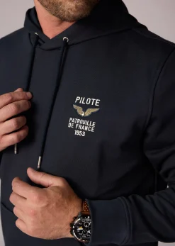 Sweatshirt bleu marine foncé FACT FFRENCH
