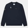 Sweatshirt bleu marine TECH QUOTE