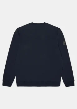 Sweatshirt bleu marine TECH QUOTE