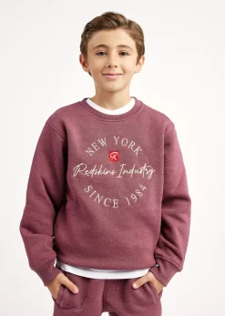 Sweatshirt bourgogne