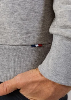 Sweatshirt gris chiné PATROL POSTER