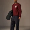 Sweatshirt rouge LEAD TIRSON