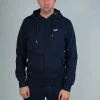 Sweatshirt zippe bleu marine tulsa