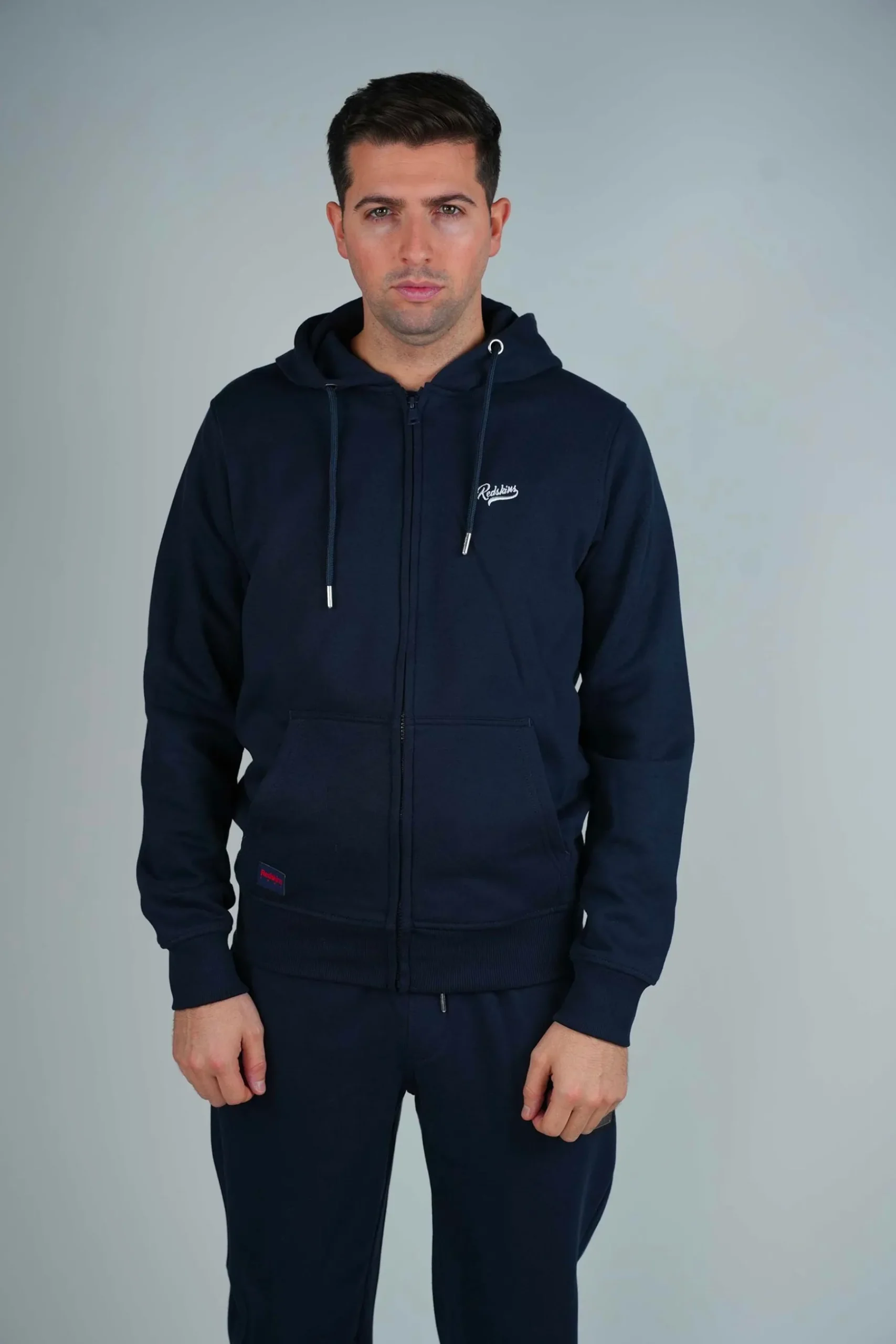 Sweatshirt zippe bleu marine tulsa