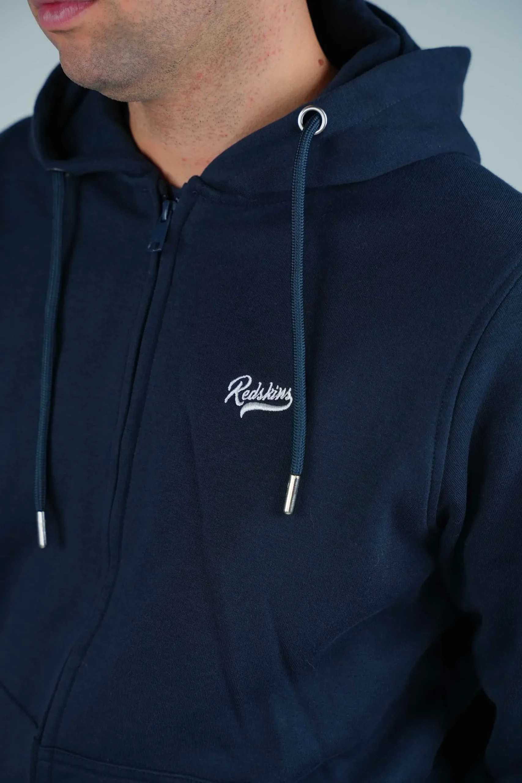 Sweatshirt zippe bleu marine tulsa