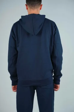 Sweatshirt zippe bleu marine tulsa