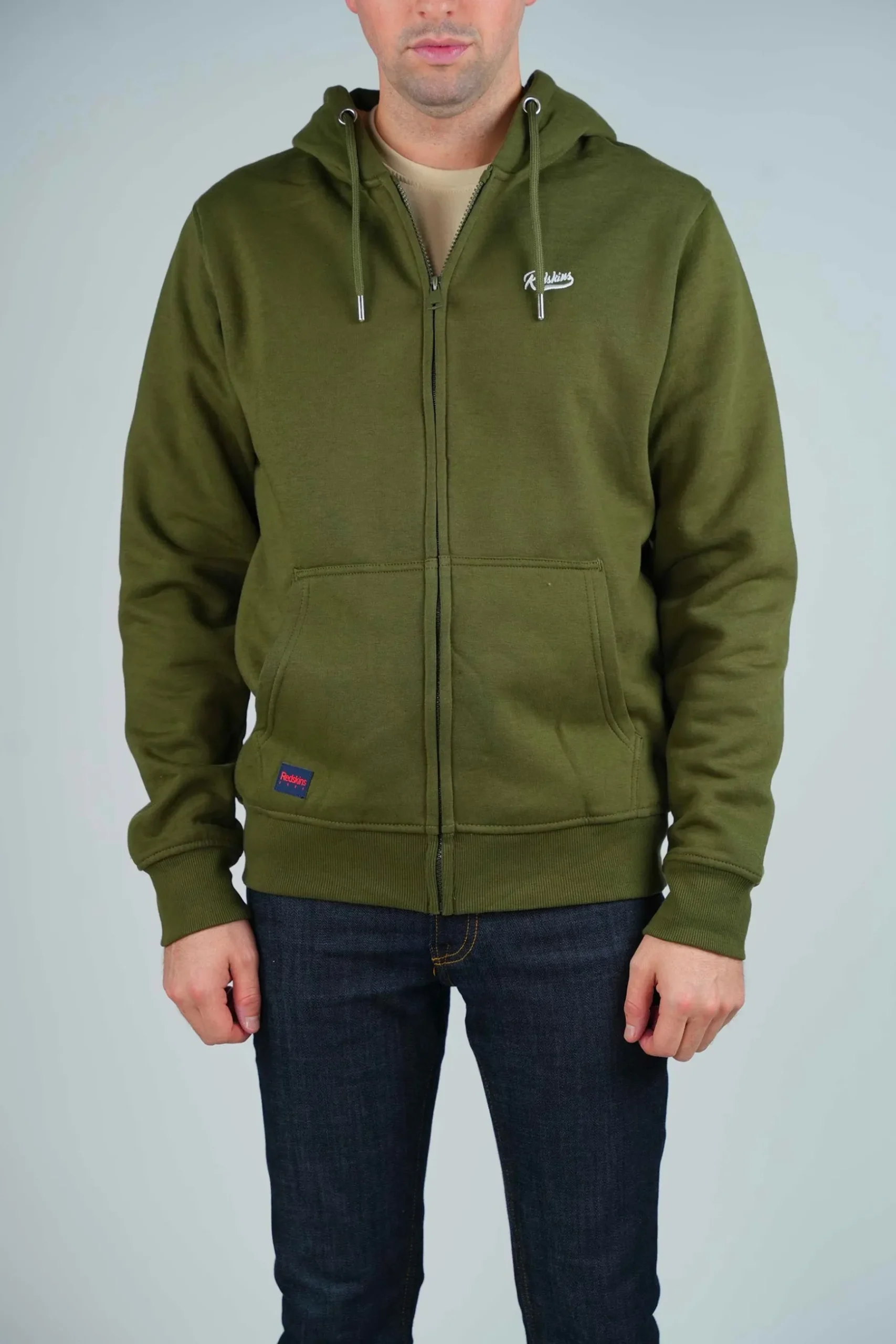 Sweatshirt zippe kaki tulsa