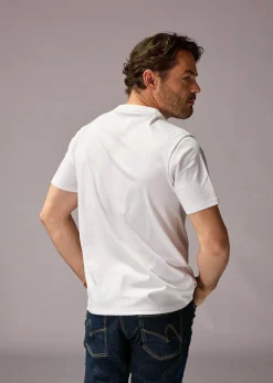 T-shirt blanc AERO MERCERISE