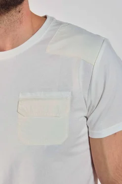 T-shirt blanc cassé SMITH TRIM