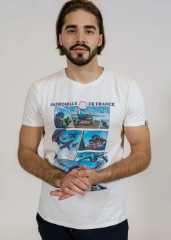 T-shirt blanc SKY TRIM