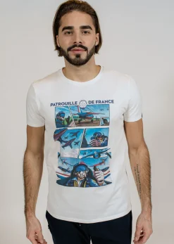 T-shirt blanc SKY TRIM