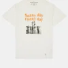 T-shirt blanc STAIR MAPS