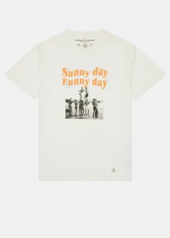 T-shirt blanc STAIR MAPS