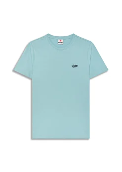 T-shirt bleu 231035