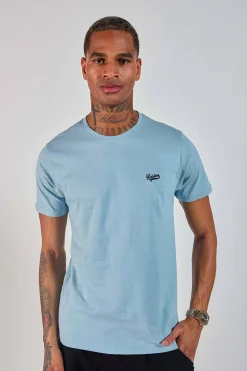 T-shirt bleu 231035