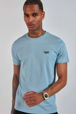 T-shirt bleu 231035