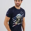 T-shirt bleu marine EOLE SELECT