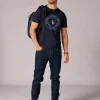 T-shirt bleu marine JAGUAR MERCERISE