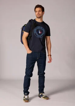 T-shirt bleu marine JAGUAR MERCERISE