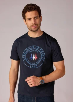 T-shirt bleu marine JAGUAR MERCERISE