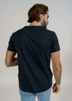 T-shirt bleu marine SKY TRIM