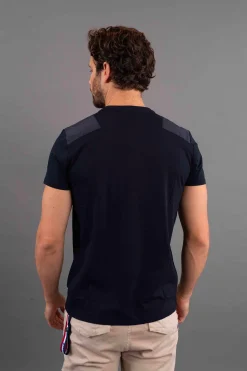 T-shirt bleu marine SMITH TRIM