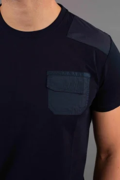 T-shirt bleu marine SMITH TRIM