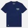 T-shirt bleu marine STUZ MAPS
