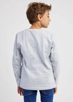 T-shirt gris chiné