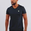 T-shirt manches courtes bleu marine foncé NINT ADEN