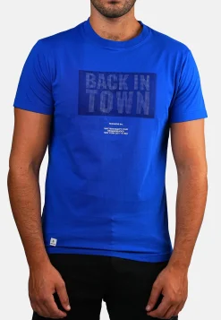 T-shirt manches courtes bleu URBAN COSUE