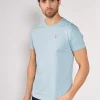 T-shirt manches courtes bleu ciel PURE SELECT
