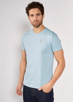 T-shirt manches courtes bleu ciel PURE SELECT