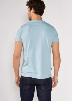 T-shirt manches courtes bleu ciel PURE SELECT