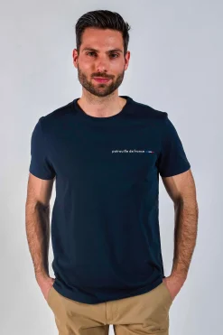 T-shirt manches courtes bleu marine foncé COBRA SELECT