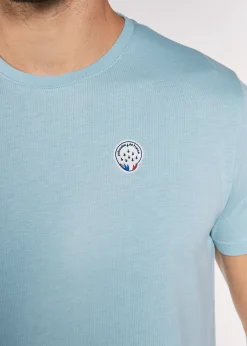 T-shirt manches courtes bleu ciel PURE SELECT
