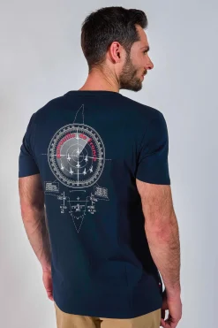 T-shirt manches courtes bleu marine foncé COBRA SELECT