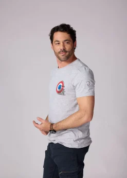 T-shirt manches courtes gris chiné MYSTER SELECT