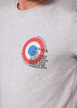 T-shirt manches courtes gris chiné MYSTER SELECT