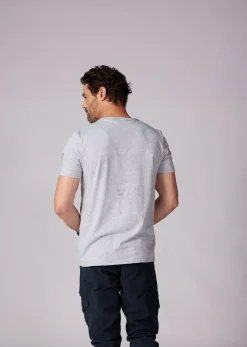 T-shirt manches courtes gris chiné MYSTER SELECT