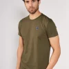 T-shirt manches courtes kaki PURE SELECT