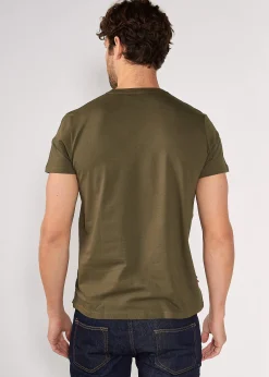T-shirt manches courtes kaki PURE SELECT
