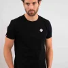 T-shirt manches courtes noir PURE SELECT