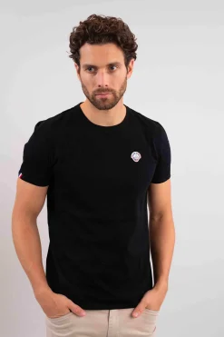 T-shirt manches courtes noir PURE SELECT