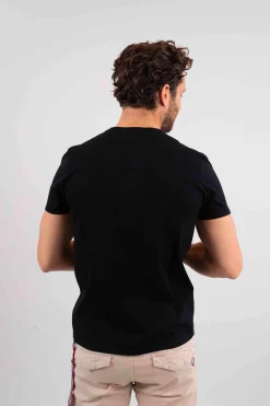 T-shirt manches courtes noir PURE SELECT
