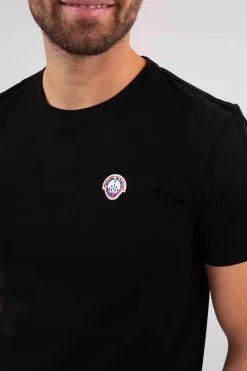 T-shirt manches courtes noir PURE SELECT