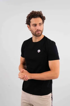 T-shirt manches courtes noir PURE SELECT