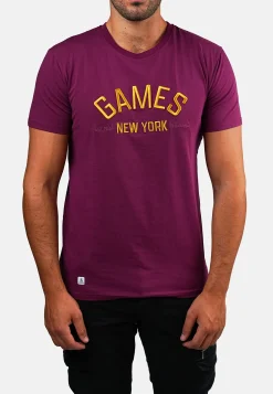 T-shirt manches courtes rouge GAMES COSUE