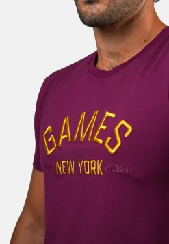 T-shirt manches courtes rouge GAMES COSUE